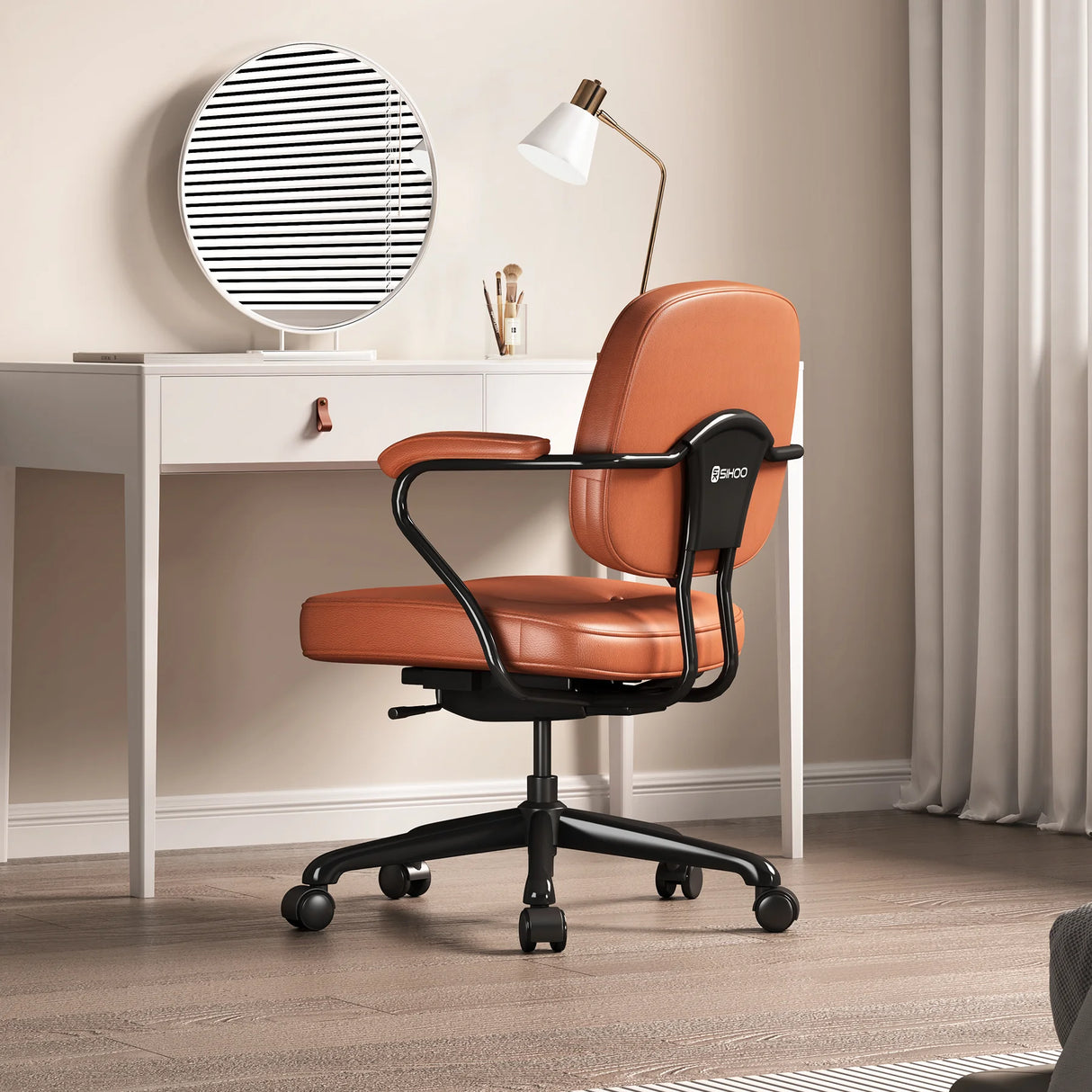 L3 Mid-Century Luxury Leather Chair