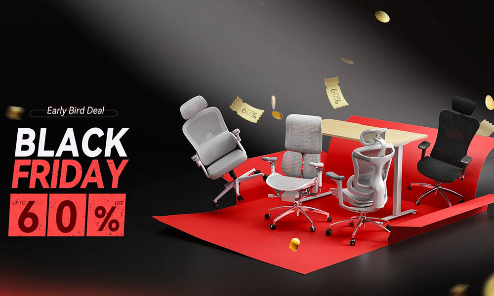 Up to 60% OFF Sihoo UK Black Friday Sale: Best Deals on Ergonomic Chairs