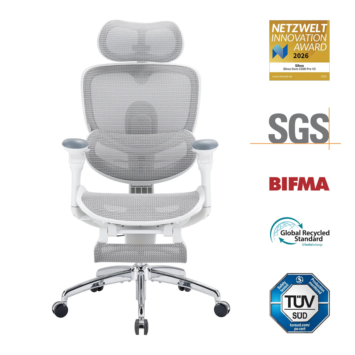 Doro C300 Ergonomic Office Chair | Dynamic Lumbar Support – UK 